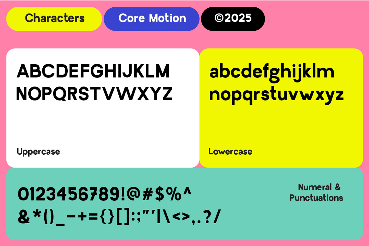 Core Motion Modern Sans Serif Font, a Sans Serif Font by Vadovastd (Photo 2 of 8)