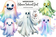 Halloween Iridescent Ghost Bundle, an Illustration by DreamArtGraphic (Thumbnail 1 of 5)