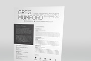 Catwalk CV Template, a Resume Template by Valeur Design (Thumbnail 3 of 4)