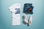 Men's Crew Neck T-shirt Mock-up, a Shirt Mockup by Mint Pixels (Thumbnail 1 of 7)