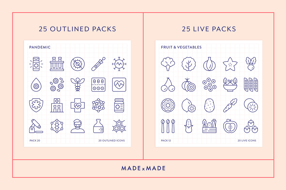 Mega Bundle Vol 6 Line Icons, an Outline Icon by Made by Made (Photo 4 of 10)