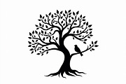 Tree Roots Silhouette Vector Pack, an Illustration by hafijul (Thumbnail 5 of 8)