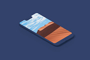 Pixel 3XL - 21 Clay Mockups - PSD, an iPhone Mockup by Asylab (Thumbnail 14 of 73)