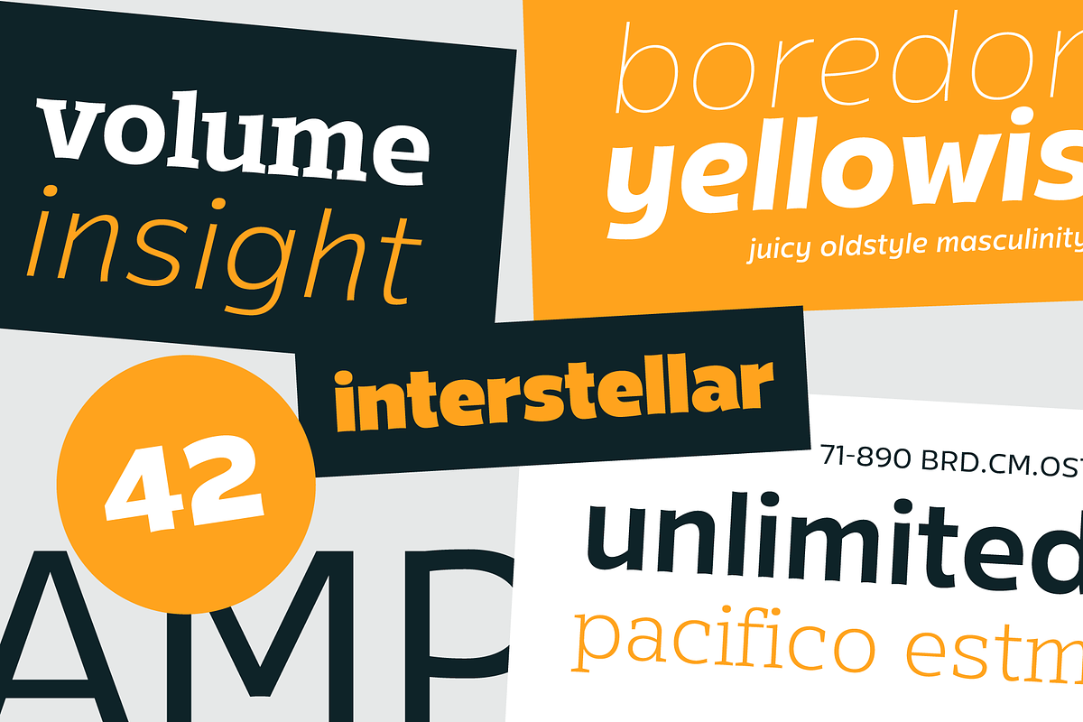 Mensch; 32 Fonts of Sans & Serif, a Sans Serif Font by Eko Bimantara (Photo 3 of 13)