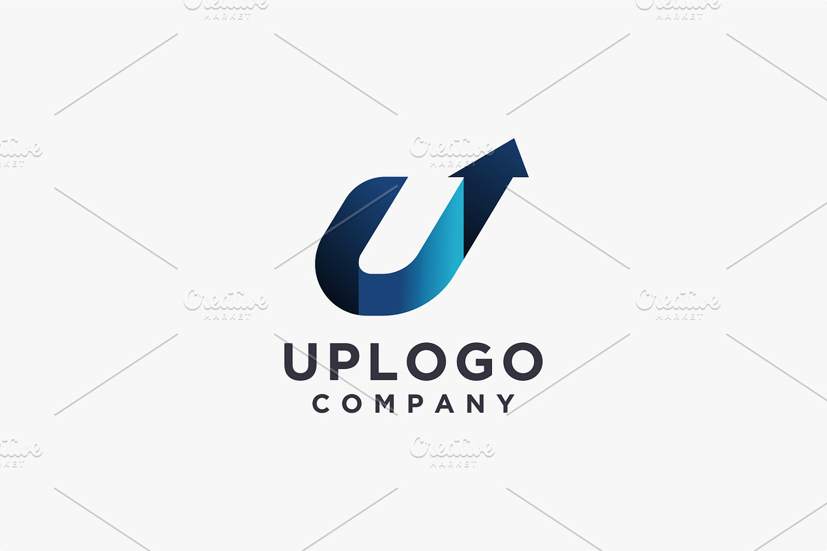 Letter U for Up Logo Icon, a Branding & Logo Template by DOMHOUZE