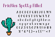 Spotty Prickles, a Serif Font by Kristy Hatswell (Thumbnail 3 of 6)