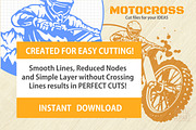 Motocross SVG - 25 Cut Bundle SVG, a Sport Illustration by Digital-Clipart (Thumbnail 5 of 5)