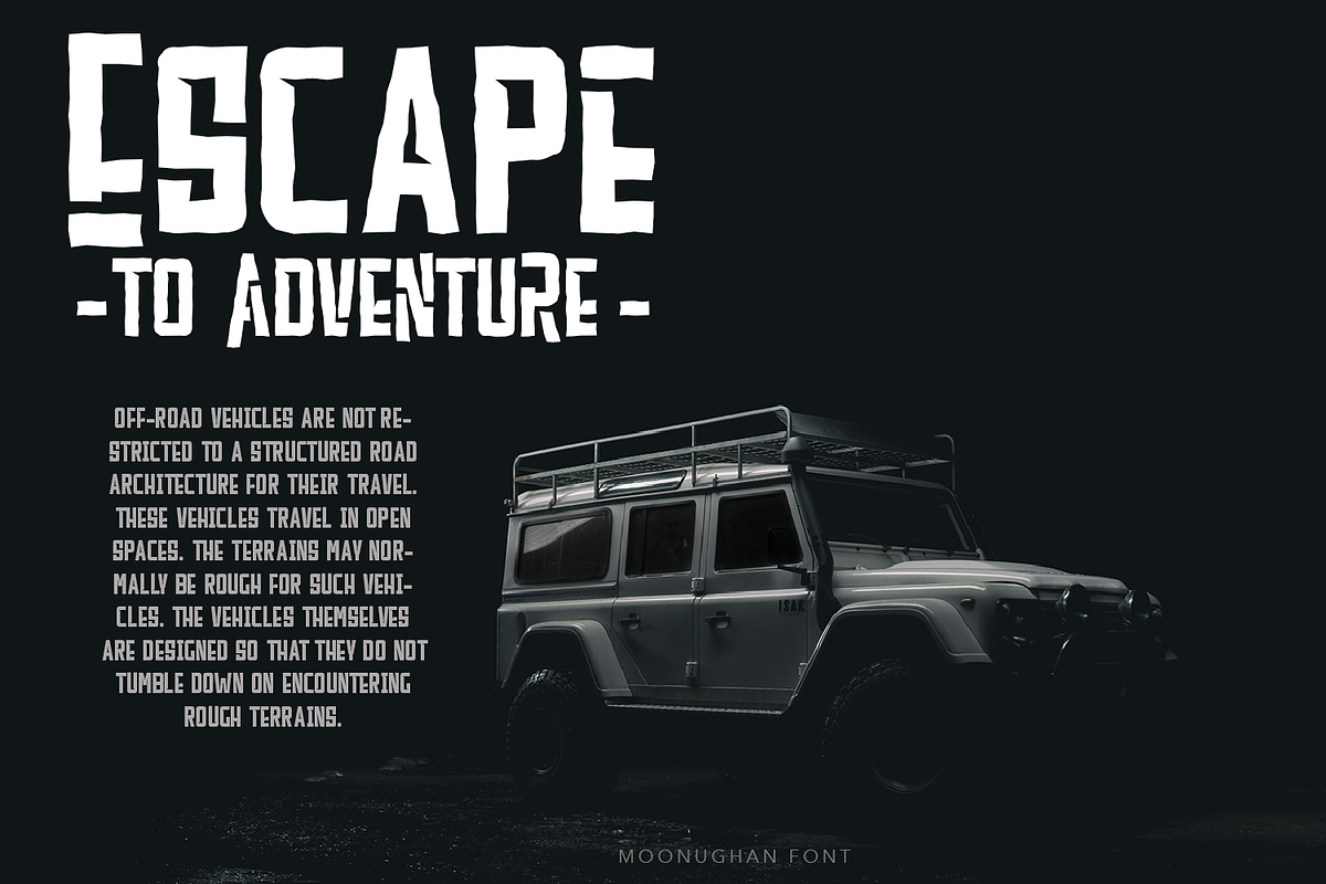 Moonughan Font, a Sans Serif Font by madeDeduk (Photo 5 of 10)