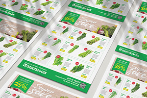 Supermarket Grocery Flyer Template