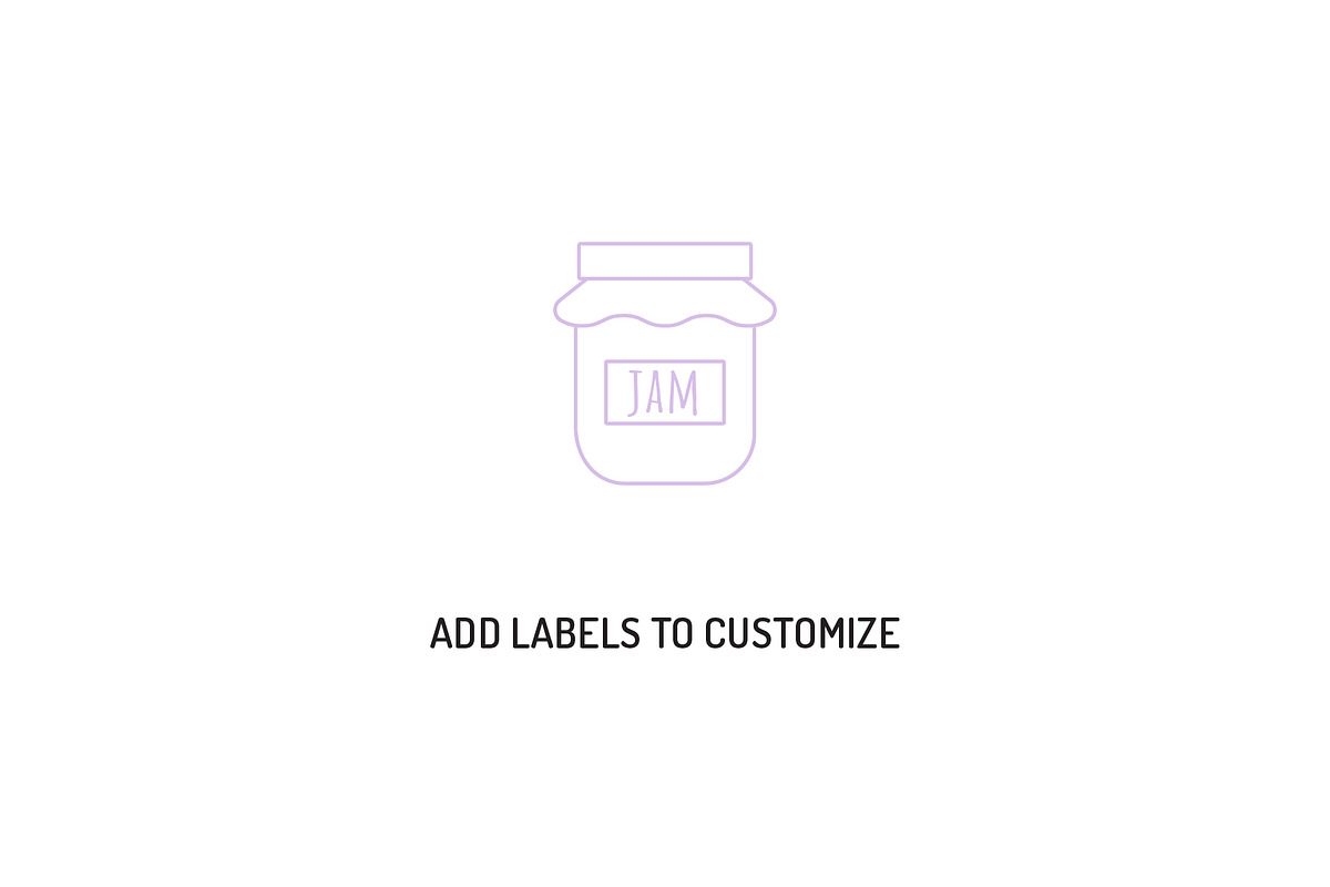 Bakery Icons, an Outline Icon by Val Polaski (Photo 6 of 6)