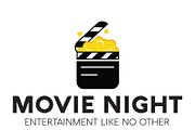 Movie Night Logo Template, a Branding & Logo Template by Zlaws (Thumbnail 2 of 3)