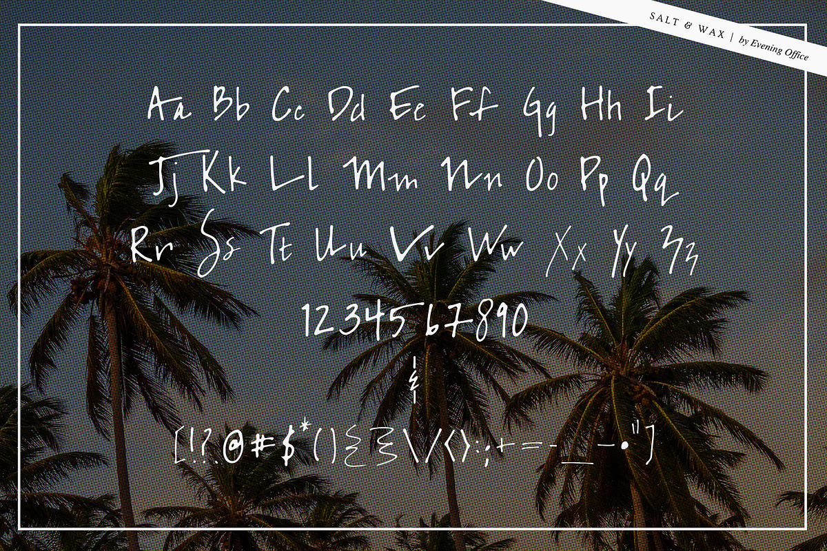 Salt & Wax | Handwritten Font preview 7