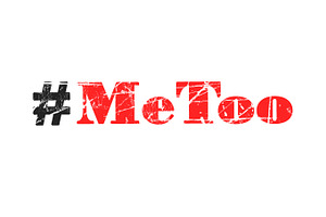 Hashtag Metoo on white background, an Arts & Entertainment Photo by BOOCYS