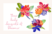 Wild Autumn Watercolor Clip Art, an Illustration by Emerald & Ivy Studios (Thumbnail 2 of 3)
