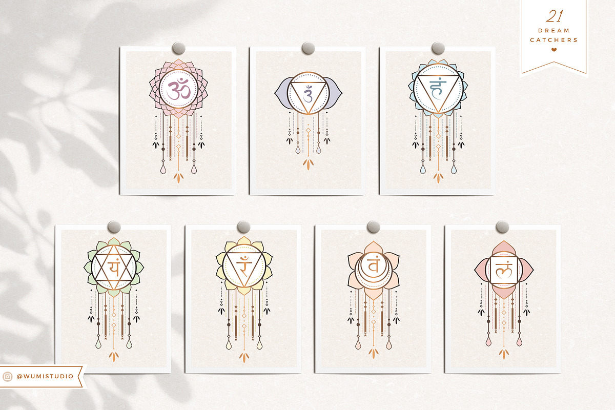 Chakra Collection, an Object Graphic by Wumi Studio (Photo 6 of 11)