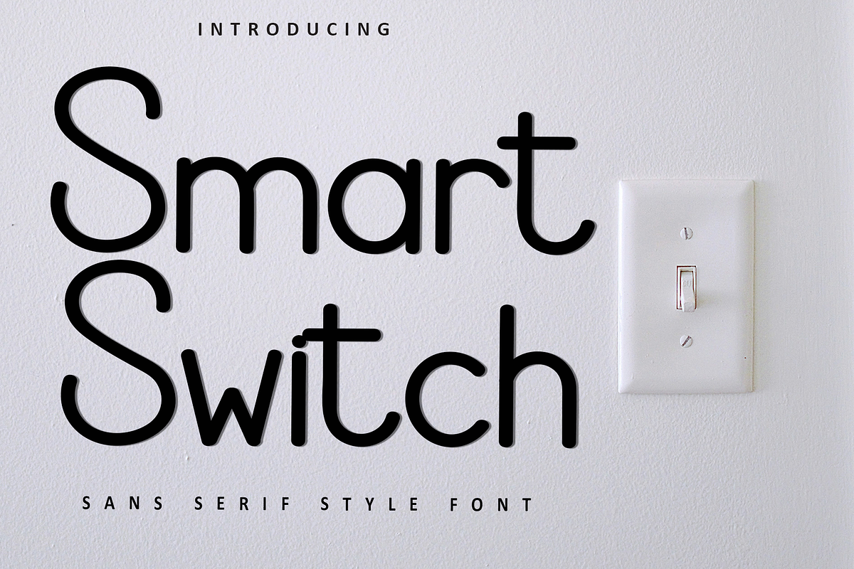 Smart Switch, a Sans Serif Font by FreshTypeINK (Photo 1 of 8)