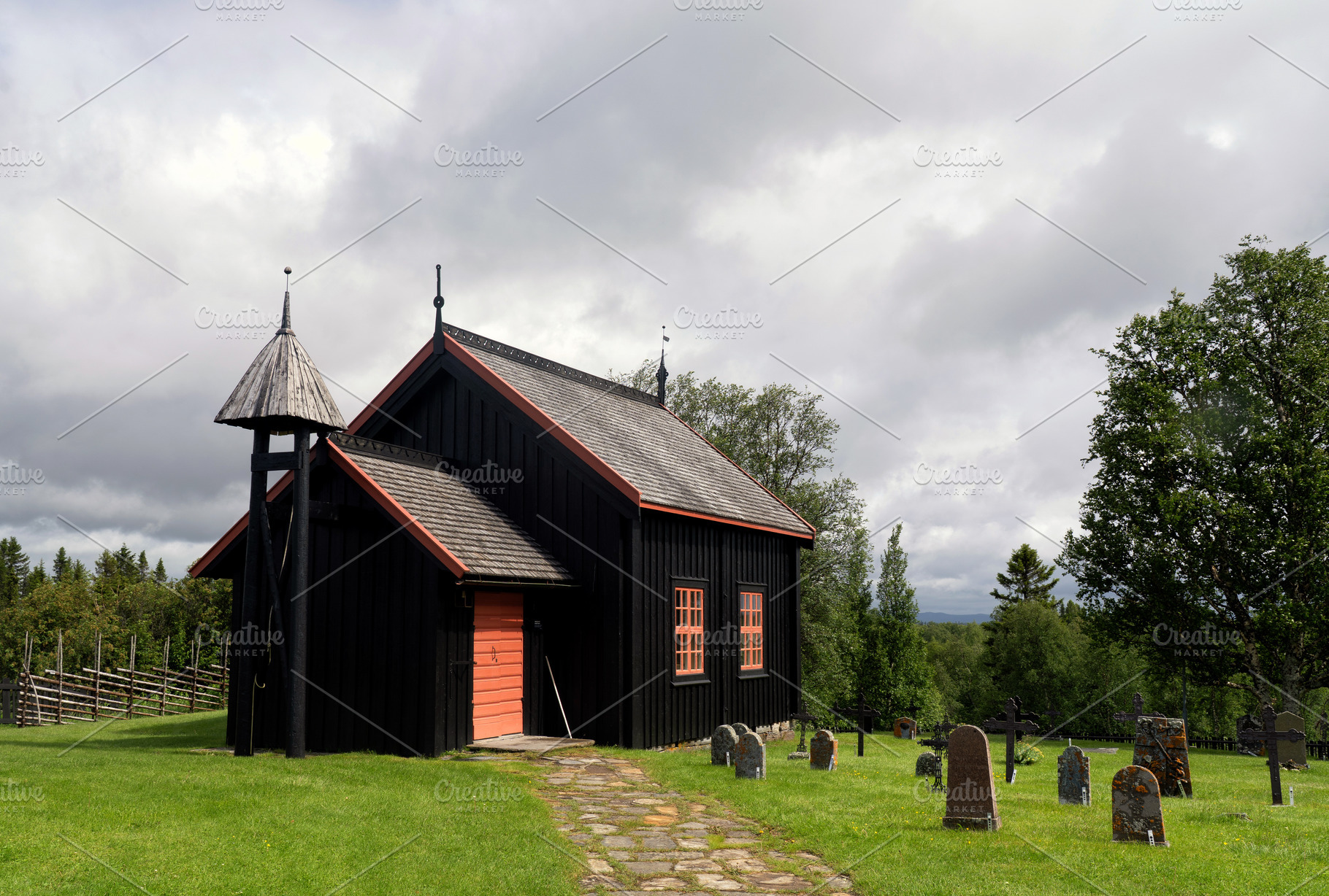 Wooden chapel in Handol near Are, an Architecture Photo by John Stuij Photography