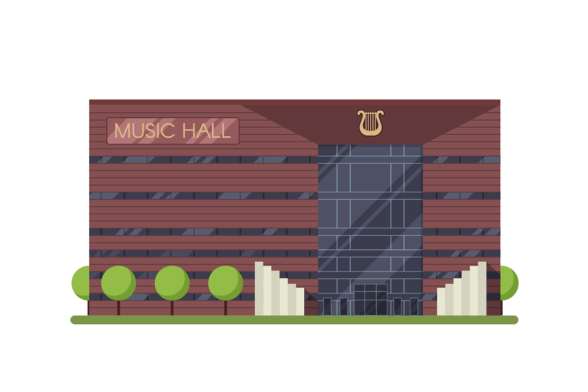 City Public Buildings and Houses, an Object Graphic by Alex Krugli (Photo 3 of 8)