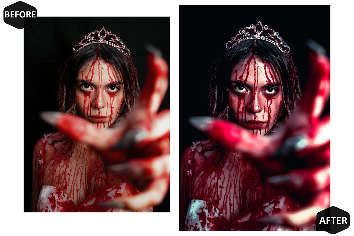 12 Horror House Photoshop Actions, an Action Add-On by Hue Palettte Studio (Photo 7 of 10)