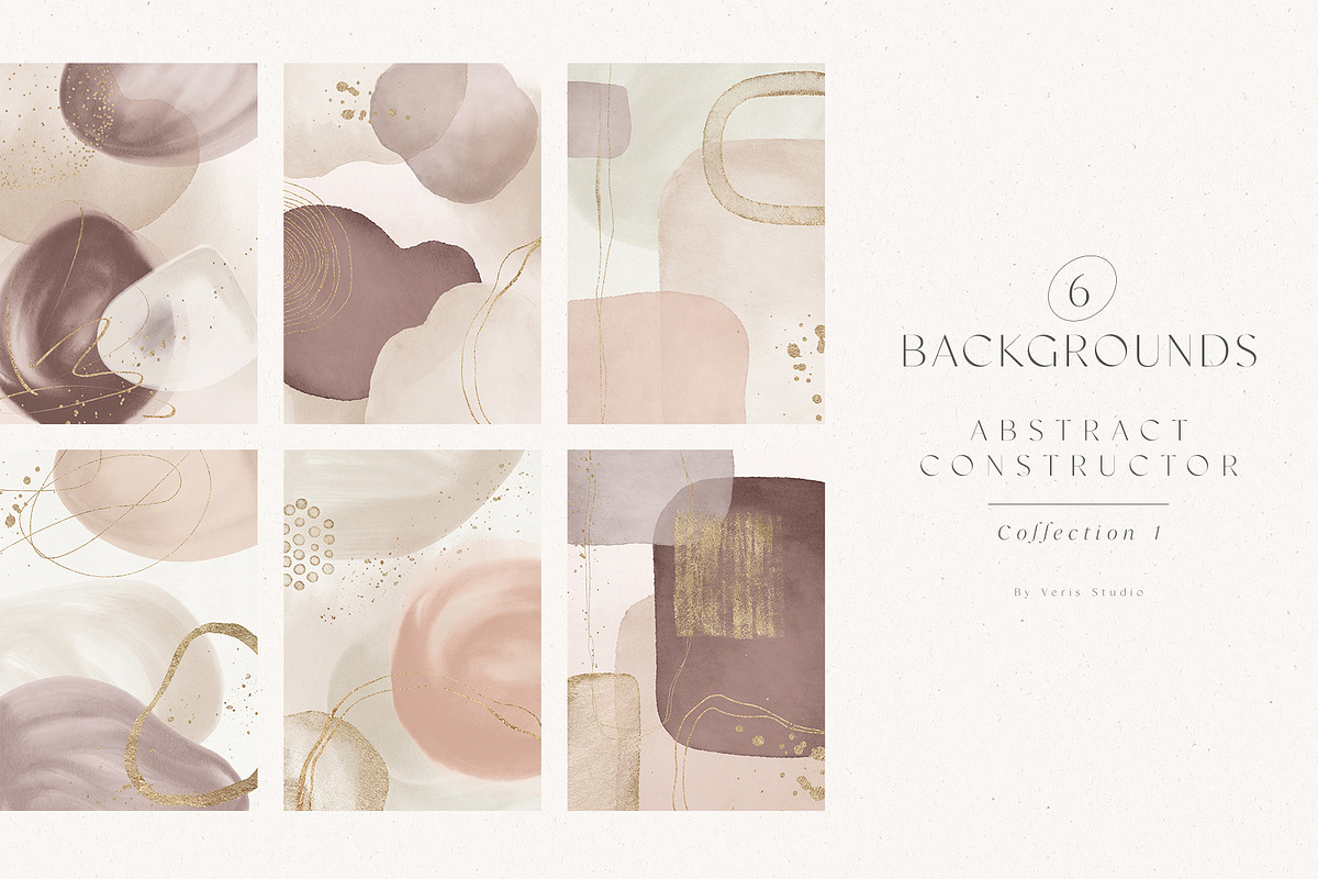 Abstract Natural Watercolor Shapes, a Texture Graphic by Veris Studio (Photo 9 of 14)