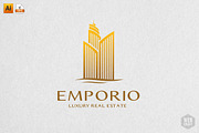 Luxury Real Estate Logo Template, a Branding & Logo Template by WebCraft (Thumbnail 1 of 4)