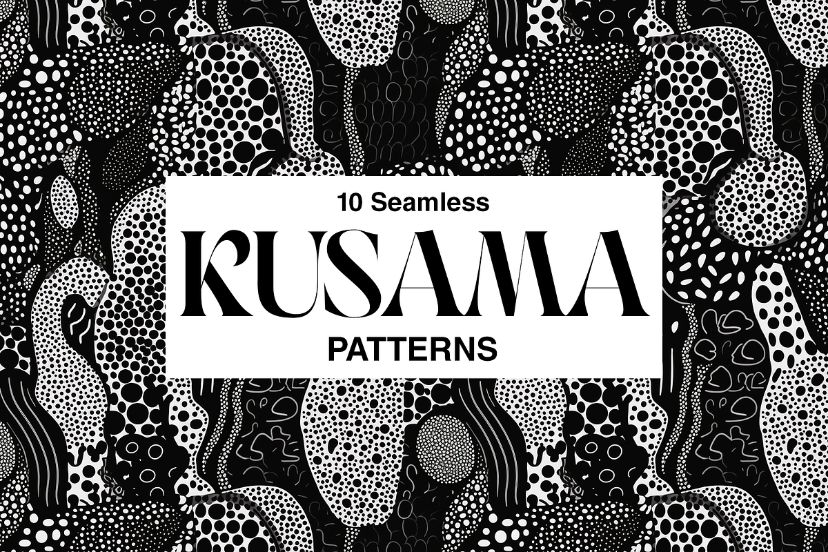 10 Art Series Patterns: Kusama, a Pattern Graphic by Motifs (Photo 10 of 12)