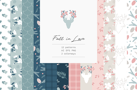 Fall in Love Collection - Vector