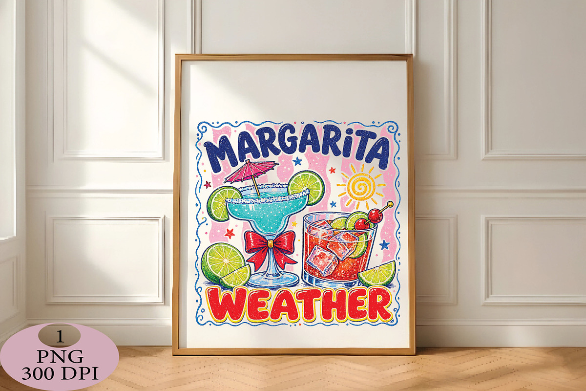 Margarita Weather Summer Drink PNG, an Illustration by Daily.Designs (Photo 4 of 5)