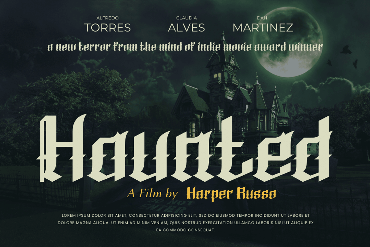 QUKIHA Blackletter font, a Blackletter Font by twinstd (Photo 9 of 13)