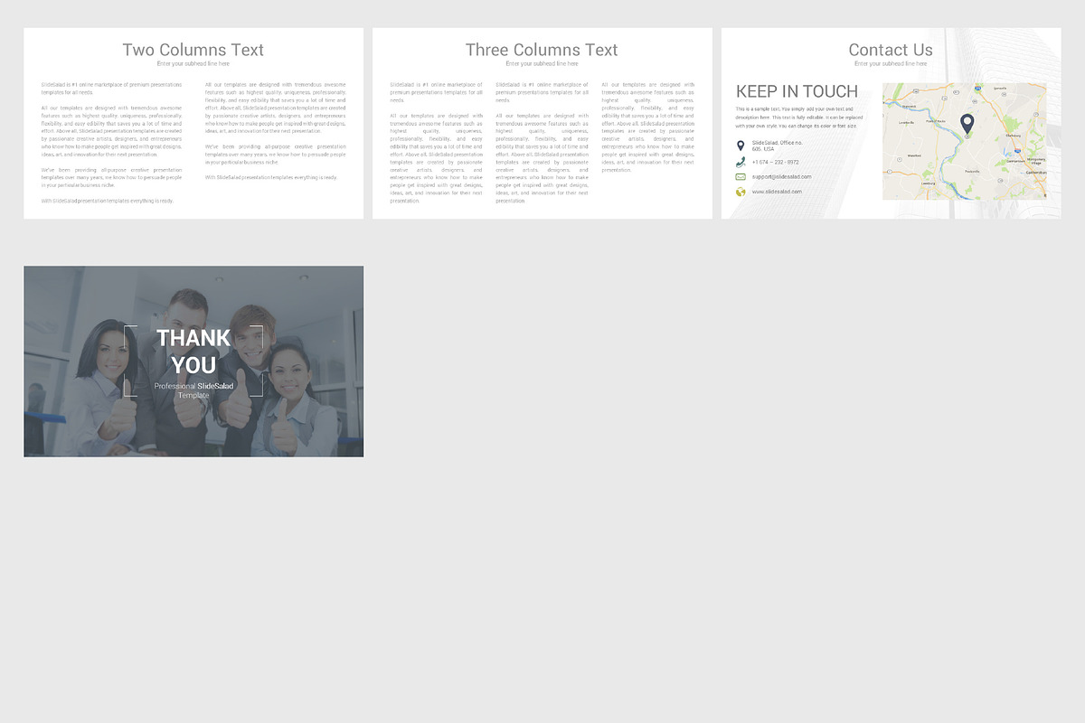 Minimal Google Slides Template, a Presentation Template by SlideSalad (Photo 20 of 21)
