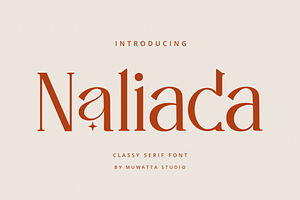 Naliada Font, a Serif Font by Muwatta Studio