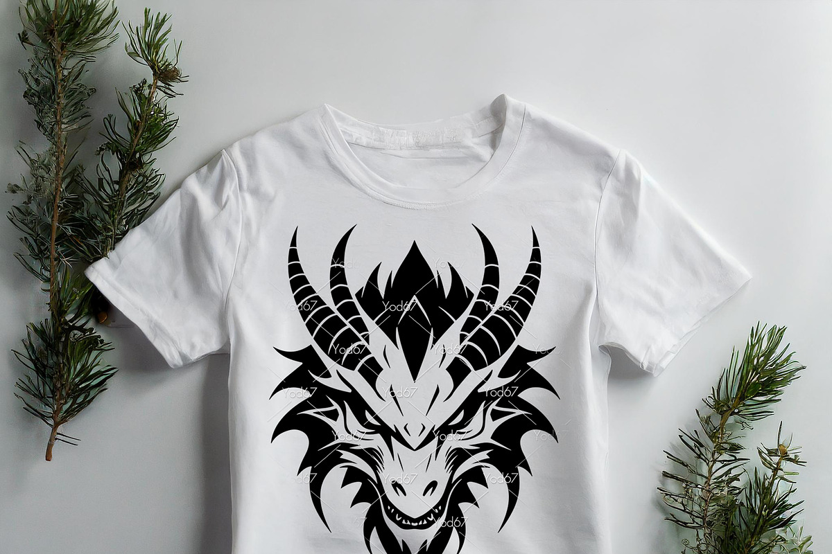 Vector of dragon head design., an Animal Illustration by yod67 (Photo 8 of 8)