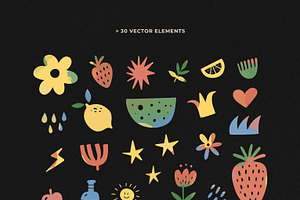 FRUITS Patterns & Graphic