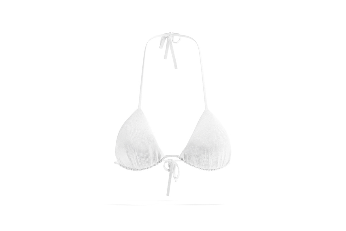 White Beach Women Bikini 3D Model, an Object 3D Model by rebrandy (Photo 5 of 10)