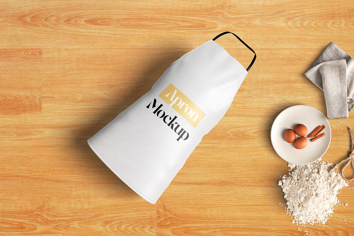 Apron Mockup, a Shirt Mockup by Getdesign (Photo 2 of 8)