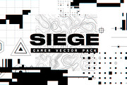 SIEGE - GAMER VECTOR PACK, a Pattern Graphic by GOAT Design Co. (Thumbnail 1 of 7)