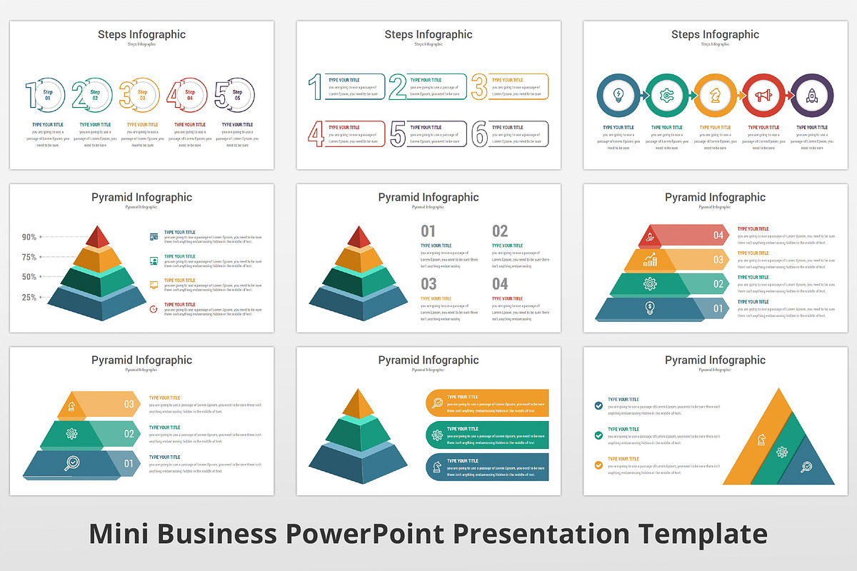 Mini Business PowerPoint Template, a Presentation Template by GraphicStan (Photo 15 of 30)