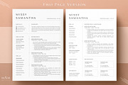 Minimalist Modern Resume Template, a Resume Template by MAM Design (Thumbnail 3 of 10)