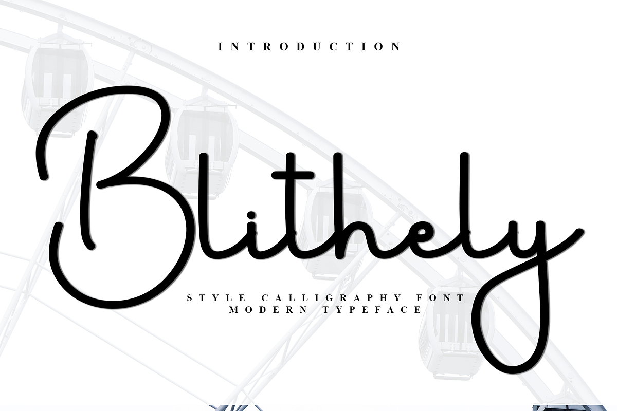 Blithely, a Handwritten Font by FreshTypeINK (Photo 1 of 8)