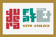 Judera Flat [2 fonts], a Sans Serif Font by deFharo (Thumbnail 7 of 7)
