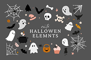 Halloween Cute Doodle Clipart PNG, a Seasonal Illustration by Lucie Sindelkova (Thumbnail 1 of 12)