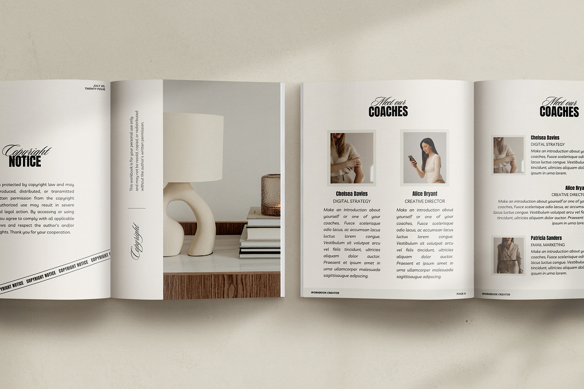 NOLE / Workbook Creator Kit, a Magazine Template by Wildnun Studio (Photo 6 of 31)