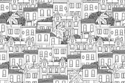 Toronto - Seamless Banner & Pattern, an Illustration by Franzi draws (Thumbnail 2 of 2)