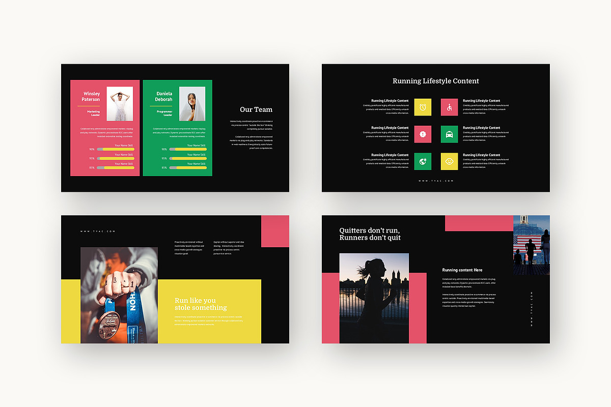 Tyac : Running Life Google Slides, a Presentation Template by Punkl Camp (Photo 13 of 16)