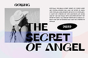 Qolling Display Font, a Sans Serif Font by Dora Typefoundry (Thumbnail 6 of 11)