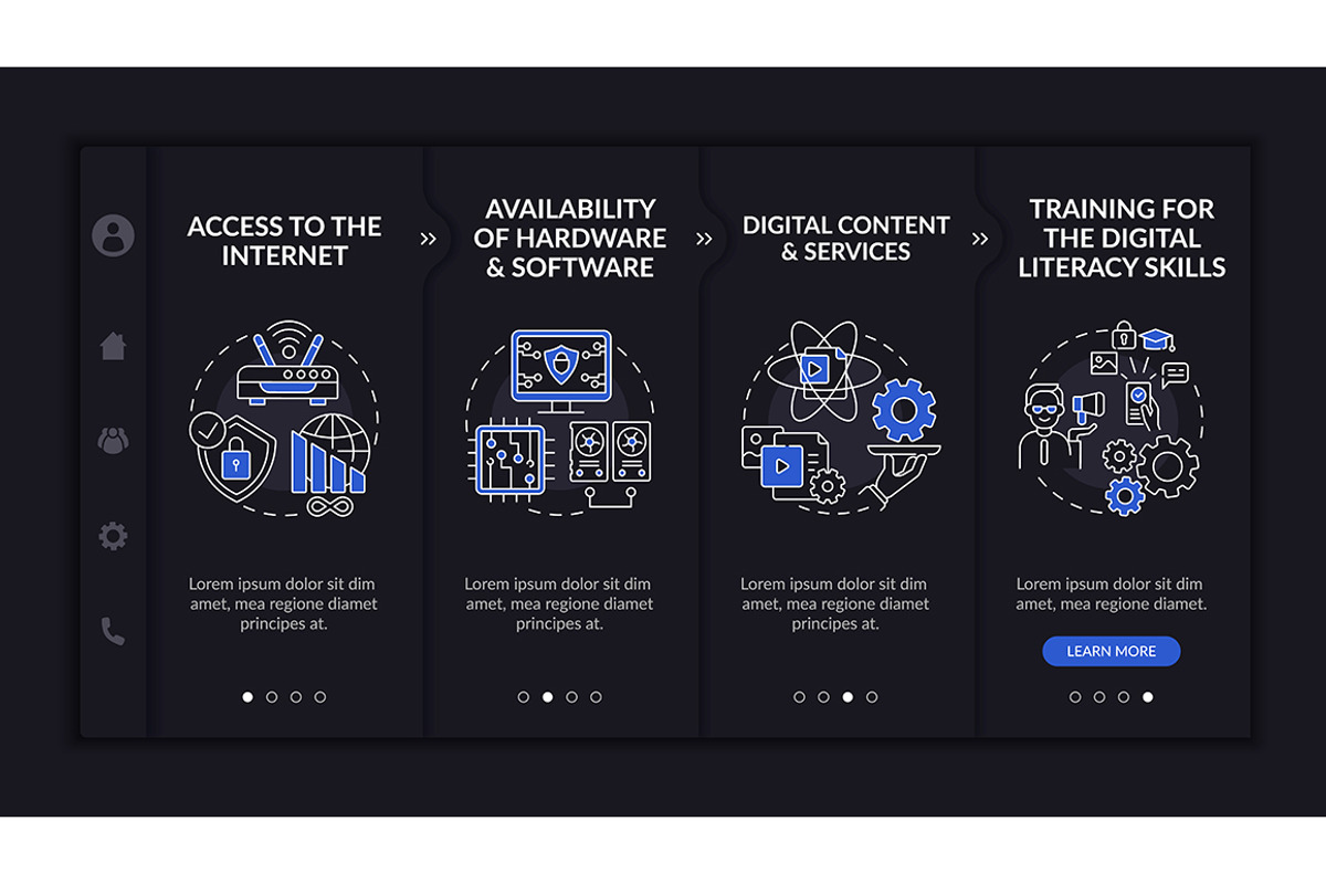Digital inclusion vector template, a Templates & Theme by IMG Visuals