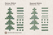 Cross Stitch Embroidery Brushes v2, a Brush Add-On by bokettori (Thumbnail 2 of 10)