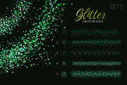 25 Glitter Brushes for illustrator, a Brush Add-On by IuliiaSavko (Thumbnail 6 of 10)