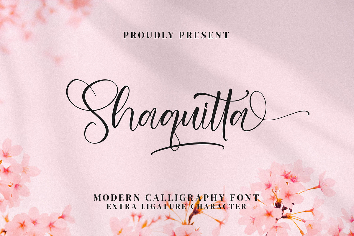 Shaquitta, a Script Font by Integritype Studio (Photo 1 of 15)