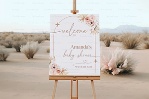 Welcome Sign Mockup, Wedding Sign